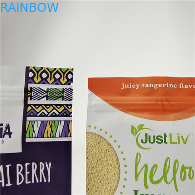 Bestseller Umweltschutzfreundlicher Stand-up-Tasche mit Reißverschluss Feuchtigkeitsdichtes Lebensmittel-Plastik-Verpackungstüten