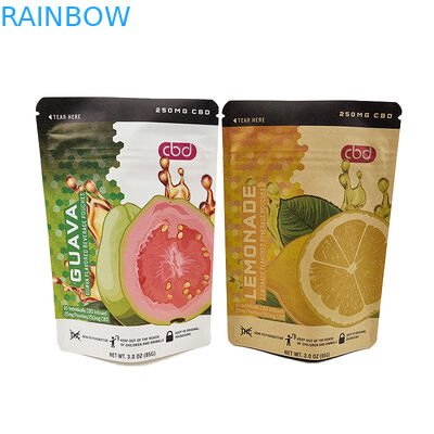 Seitengestaltete und angepasste Seite angepasste Papiertüten für Lebensmittelverpackungen