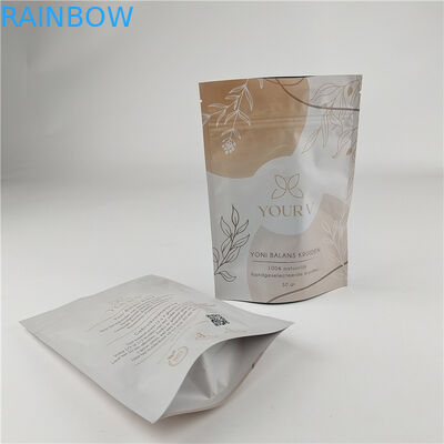 Neues Design maßgeschneiderte Größe Matte Finish Snack Bag Verpackung Matt Aluminiumfolie Stehen Sie auf Tasche Ziplock Doypack Tasche