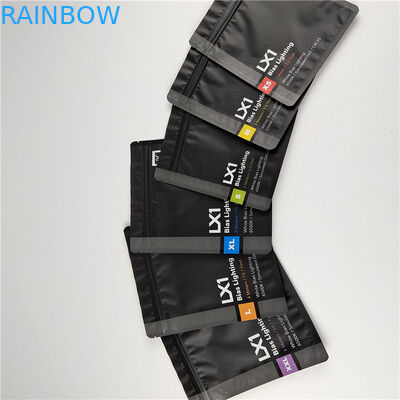 Top Qualität Custom Logo gedruckt Drei Seiten Siegel Taschen für Zahnpflege Verpackung mit umweltfreundlichem und sicherem Material