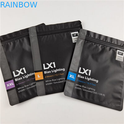 Top Qualität Custom Logo gedruckt Drei Seiten Siegel Taschen für Zahnpflege Verpackung mit umweltfreundlichem und sicherem Material