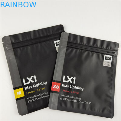 Top Qualität Custom Logo gedruckt Drei Seiten Siegel Taschen für Zahnpflege Verpackung mit umweltfreundlichem und sicherem Material