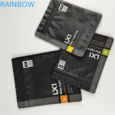 Top Qualität Custom Logo gedruckt Drei Seiten Siegel Taschen für Zahnpflege Verpackung mit umweltfreundlichem und sicherem Material