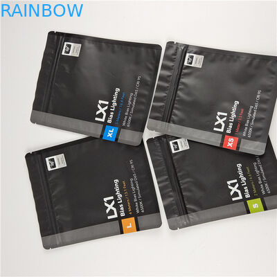 Top Qualität Custom Logo gedruckt Drei Seiten Siegel Taschen für Zahnpflege Verpackung mit umweltfreundlichem und sicherem Material