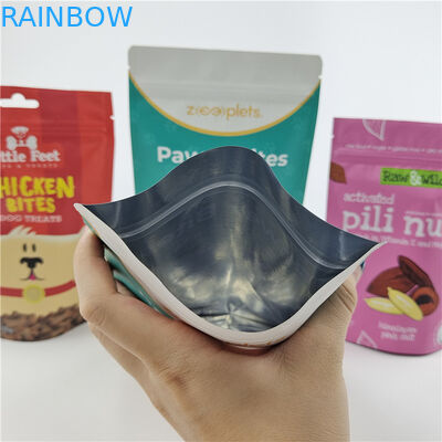 Bestseller Umweltschonende, recycelbare, kundenspezifische, gedruckte Tasche für Lebensmittel mit Reißverschluss für Snackverpackungen