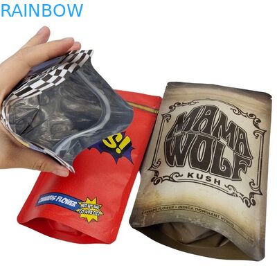 Yantian Port Shipping Kräuterweihrauch Verpackung in CMYK mit Stand-up-Tasche und Reißverschluss