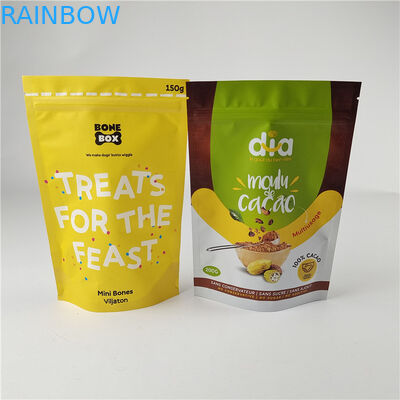 Hochwertiges digitaler Druck PE wiederverwendbarer Reißverschluss Tasche Kunststoff Stand Up Mylar Taschen