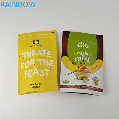 Hochwertiges digitaler Druck PE wiederverwendbarer Reißverschluss Tasche Kunststoff Stand Up Mylar Taschen