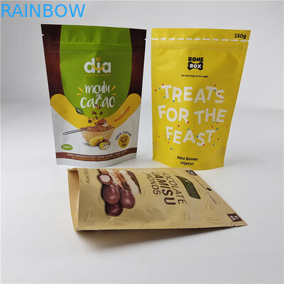 Hochwertiges digitaler Druck PE wiederverwendbarer Reißverschluss Tasche Kunststoff Stand Up Mylar Taschen