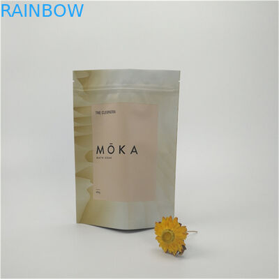 Werbeanzeige Hochwertige wiederverschließbare Feuchtigkeitsdichte laminierte Aluminiumfolie Mylar Taschen Bad Salz Verpackung Tasche