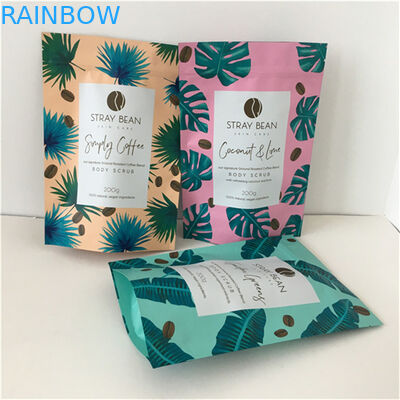 Neueste wieder verschließbare Feuchtigkeitsdichte Laminatfolie Mylar-Taschen Badsalzverpackung