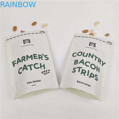 Digitale Druckmaschine Stand-up Reißverschlussbeutel Geruchsfeste Kraftpapierbeutel