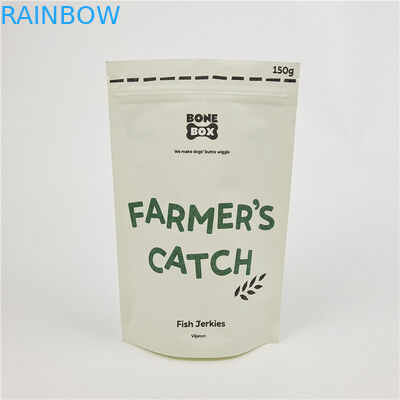 Digitale Druckmaschine Stand-up Reißverschlussbeutel Geruchsfeste Kraftpapierbeutel