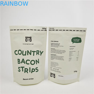 Digitale Druckmaschine Stand-up Reißverschlussbeutel Geruchsfeste Kraftpapierbeutel