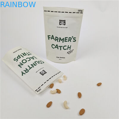 Digitale Druckmaschine Stand-up Reißverschlussbeutel Geruchsfeste Kraftpapierbeutel