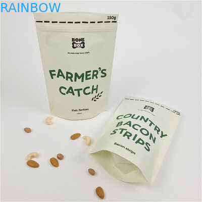 Digitale Druckmaschine Stand-up Reißverschlussbeutel Geruchsfeste Kraftpapierbeutel