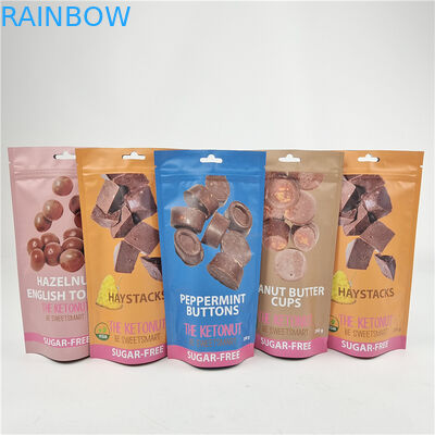 Top Qualität Custom Logo gedruckt Advanced Lamination Stand Up Zipper Taschen für Snack Bag Verpackung