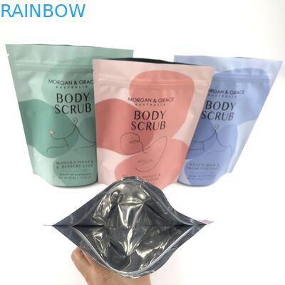 Stand-up-Body-Scrub-Tasche anpassbare kosmetische Verpackungstasche in verschiedenen Größen