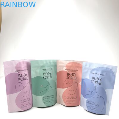 Stand-up-Body-Scrub-Tasche anpassbare kosmetische Verpackungstasche in verschiedenen Größen