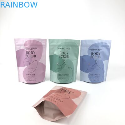 Stand-up-Body-Scrub-Tasche anpassbare kosmetische Verpackungstasche in verschiedenen Größen