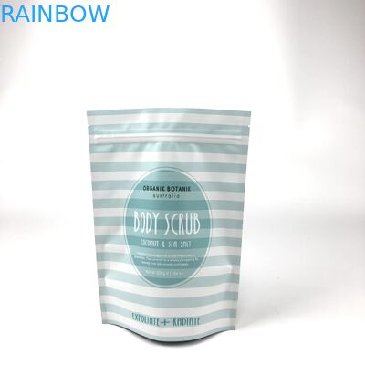 Kosmetische Verpackungstüte Stehen Körper Scrub Tasche für Bad Salz und Körper Scrub Mylar Taschen