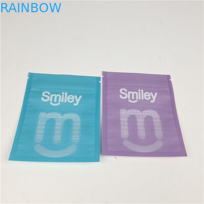 Klarer Zahn Aligner Mylar Drei Seiten versiegelte Plastiktüten Verpackung undicht und feuchtigkeitsdicht