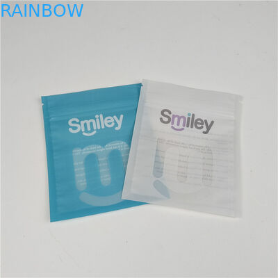 Klarer Zahn Aligner Mylar Drei Seiten versiegelte Plastiktüten Verpackung undicht und feuchtigkeitsdicht