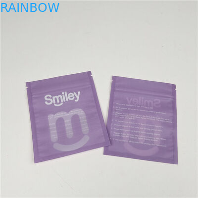 Klarer Zahn Aligner Mylar Drei Seiten versiegelte Plastiktüten Verpackung undicht und feuchtigkeitsdicht