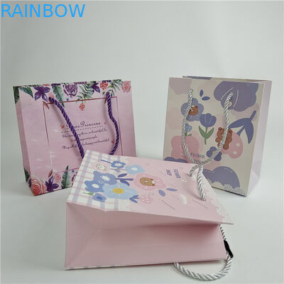 Promotionelle Qualitätssicherung Custom Digital Printing Logo Printed Shopping Paper Bag Verpackung