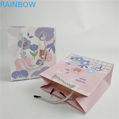 Promotionelle Qualitätssicherung Custom Digital Printing Logo Printed Shopping Paper Bag Verpackung