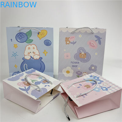 Promotionelle Qualitätssicherung Custom Digital Printing Logo Printed Shopping Paper Bag Verpackung