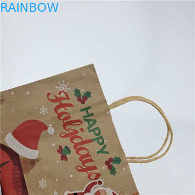 Individuelle Papiertüten mit Ziehseile für Geschenke/Kleidung/Einkaufsmöglichkeiten