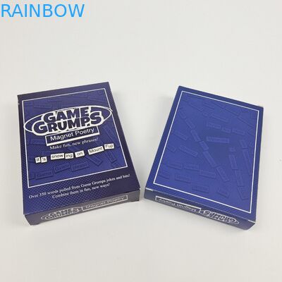 Akzeptiert bis zu 10 Farben verfügbar Custom Logo gedruckt Rechteckige glänzende Papierbox Verpackung