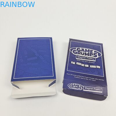 Akzeptiert bis zu 10 Farben verfügbar Custom Logo gedruckt Rechteckige glänzende Papierbox Verpackung