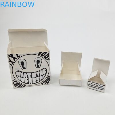 Glanzende UV-Matte-Film-Weißkarton-Papier-Box 400g für die kosmetische Probe Arganöl