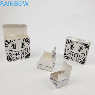 Glanzende UV-Matte-Film-Weißkarton-Papier-Box 400g für die kosmetische Probe Arganöl