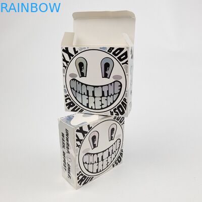 Glanzende UV-Matte-Film-Weißkarton-Papier-Box 400g für die kosmetische Probe Arganöl