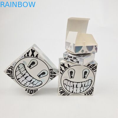 Glanzende UV-Matte-Film-Weißkarton-Papier-Box 400g für die kosmetische Probe Arganöl