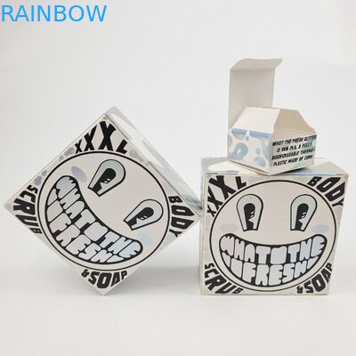 Glanzende UV-Matte-Film-Weißkarton-Papier-Box 400g für die kosmetische Probe Arganöl