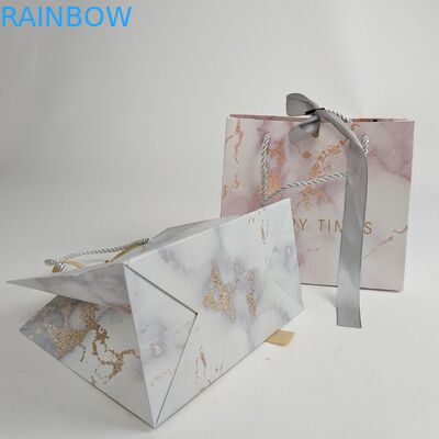 Personalisierte Papiertüten Biologisch abbaubare Papiertüten zum Einkaufen mit Logo-Druck