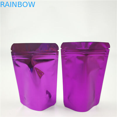 ISO Stand Up Zipper Tasche Feuchtigkeitsdichte Lebensmittelqualität Kunststoff Verpackungstüten