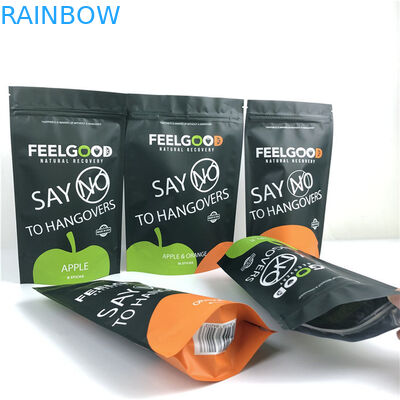 Custom Logo gedruckt Stand-up Reißverschluss Tasche Geruchsfeste wasserdichte Kunststoffverpackungstüten