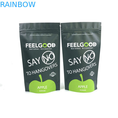 Custom Logo gedruckt Stand-up Reißverschluss Tasche Geruchsfeste wasserdichte Kunststoffverpackungstüten