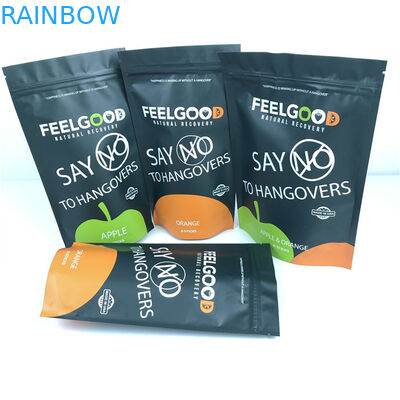 Custom Logo gedruckt Stand-up Reißverschluss Tasche Geruchsfeste wasserdichte Kunststoffverpackungstüten