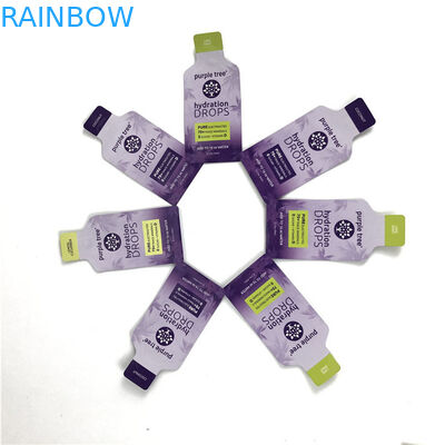 10 Farben Custom Matte Aluminiumfolie Stehen Sie auf Tasche Ziplock Doypack Tasche für Lebensmittel