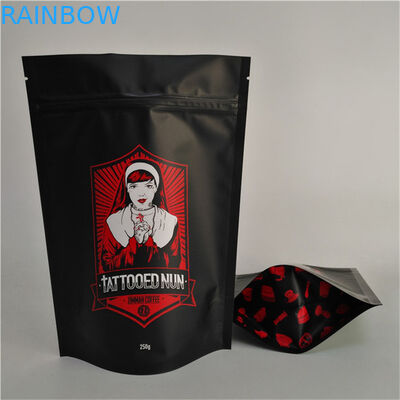 Custom Matte Finish Geruchsfeste Taschen Feuchtigkeitsdichte wiederverschließbare Kunststoff-Lebensmitteldichtung Verpackung