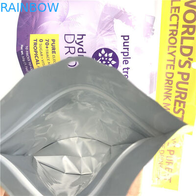 Hot Custom Logo Glanz Finish Individuelle Größe und Design Bedürfnisse Aluminiumfolie Mylar Doypack