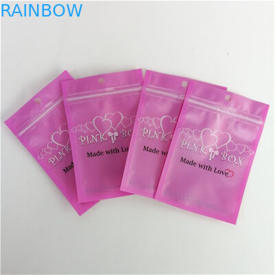 Einfache Tränenlinie Drei Seiten versiegelte Mylar Verpackungstüte mit Reißverschluss Akzeptiert bis zu 10 Farben verfügbar