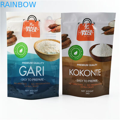 Umweltfreundliches und sicheres Material Glanzveredelung Maß und Design angepasst Aluminiumfolie Mylar Doypack