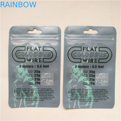 Werbung Wiederverwertbare Qualitätssicherung Drei Seiten versiegelte Mylar Verpackungstüte mit Reißverschluss